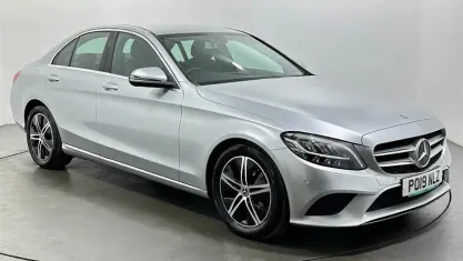 Used Mercedes C200 184 HP (135 kW) 2019 Silver Sedan