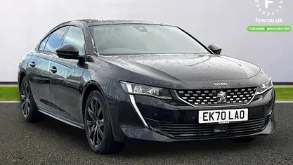 Black Used 2020 Peugeot 508 GT-line Hatchback | £13,099 (Fair price)