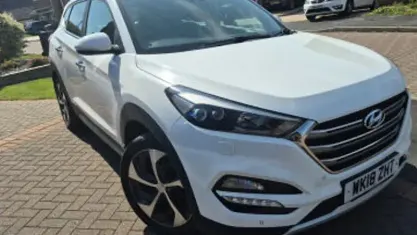Używany Hyundai Tucson Premium SE 141 KM (103 kW) 2018 Biały SUV