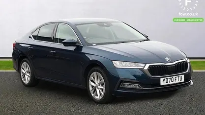 Used Skoda Octavia SE L First Edition 150 HP (110 kW) 2020 Blue Hatchback