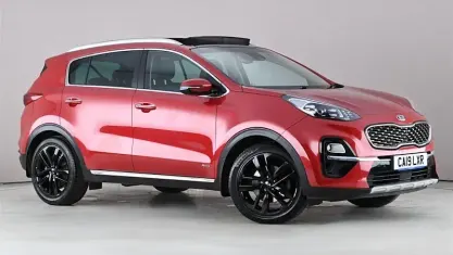 Begagnad Kia Sportage 177 HK (130 kW) 2019 Röd SUV