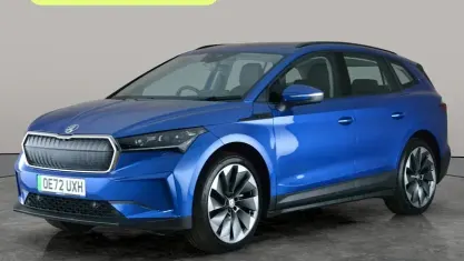Used Skoda Enyaq iV ecoSuite 131 kW (179 HP) 2022 Blue SUV