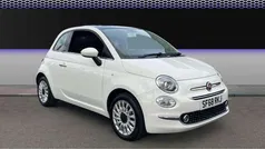White Used 2018 Fiat 500 Lounge Hatchback | £7,441 (Fair price)
