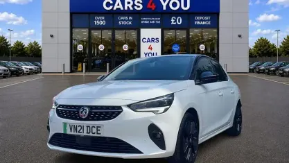 Used Vauxhall Corsa-e Elite 100 kW (136 HP) 2021 White Hatchback