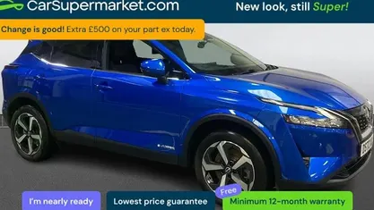 Used Nissan Qashqai N-Connecta 190 HP (139 kW) 2022 Blue SUV