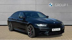 Black sapphire metallic paint Used 2022 BMW M5 Competition Edition Sedan | £53,550 (Good price)