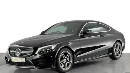 Used Mercedes C300 AMG line 245 HP (180 kW) 2020 Black Coupe
