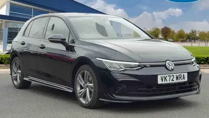 Used VW Golf VIII R-line 131 HP (96 kW) 2022 Black Hatchback