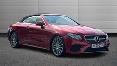 Hyacinth red Used 2020 Mercedes E220 AMG line Cabriolet | £25,500 (Fair price)
