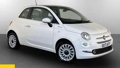 White Used 2021 Fiat 500 Dolcevita Hatchback | £8,595 (Fair price)