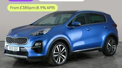 Used Kia Sportage 177 HP (130 kW) 2019 Blue SUV