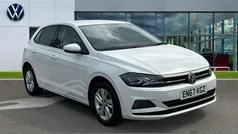 Pure white Used 2018 VW Polo SE Hatchback | £10,879 (Fair price)