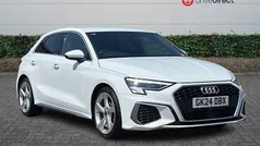 White Used 2024 Audi A3 Sportback S-Line Hatchback | £20,998 (Fair price)