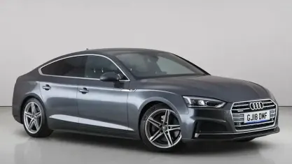Used Audi A5 Sportback S-Line 252 HP (185 kW) 2018 Grey Hatchback