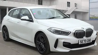 Used BMW 118 M Sport 140 HP (102 kW) 2020 White Hatchback
