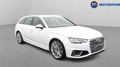 Used Audi A4 S-Line 150 HP (110 kW) 2019 White Estate