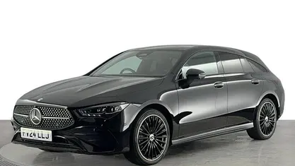 Used Mercedes CLA250e Shooting Brake AMG Line Premium Plus 218 HP (160 kW) 2024 Black Estate