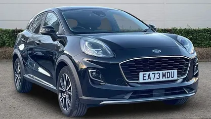 Black Used 2023 Ford Puma Titanium Hatchback | £15,566 (Fair price)
