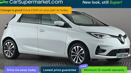 Used Renault Zoe GT 100 kW (136 HP) 2021 White Hatchback