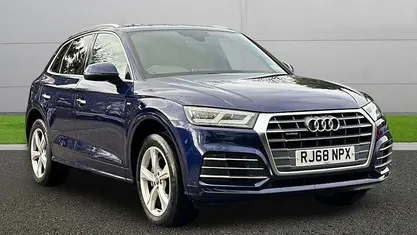 Blue Used 2019 Audi Q5 S-Line SUV | £21,495 (Good price)
