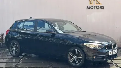 Used BMW 118 Sport Line 136 HP (100 kW) 2017 Black Hatchback