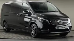 Black Used 2023 Mercedes V220 AMG line MPV | £58,500 (Fair price)