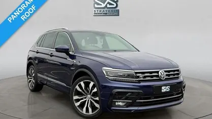 Used VW Tiguan R-line 150 HP (110 kW) 2017 Blue SUV