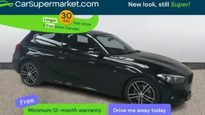Begagnad BMW 118 Efficient Dynamics 150 HK (110 kW) 2019 Svart Halvkombi