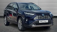 Obsidian blue Used 2022 Toyota RAV4 Hybrid SUV | £25,801 (Fair price)