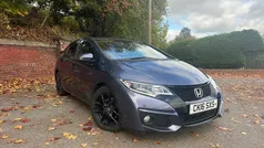 Blue Used 2016 Honda Civic Sport Hatchback | £5,250 (Fair price)