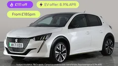 White Used 2021 Peugeot e-208 Premium Hatchback | £12,097 (Fair price)
