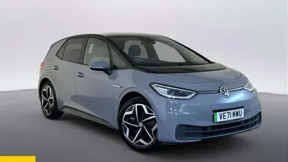 Begagnad VW ID.3 Pro 150 kW (204 HK) 2021 Grå Halvkombi