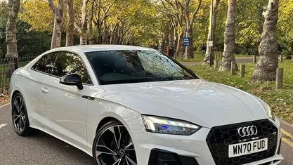 White Used 2020 Audi A5 Advanced Coupe | £21,995 (Expensive)