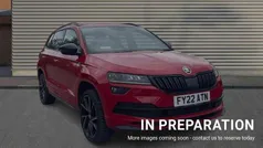 Red Used 2022 Skoda Karoq SportLine SUV | £21,941 (Fair price)
