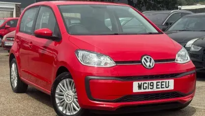 Used VW up! move up! 60 HP (44 kW) 2018 Red Hatchback