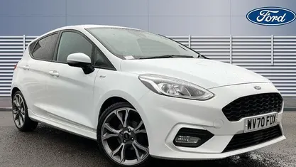 Used Ford Fiesta ST-Line X 125 HP (91 kW) 2020 White Hatchback