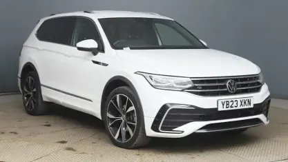 Used VW Tiguan Allspace R-line 150 HP (110 kW) 2023 White SUV