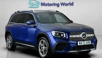 Used Mercedes GLB200 AMG line 163 HP (119 kW) 2022 Blue SUV