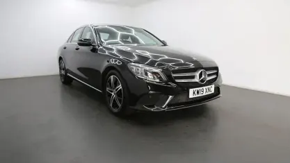 Used Mercedes C200 184 HP (135 kW) 2019 Black Sedan