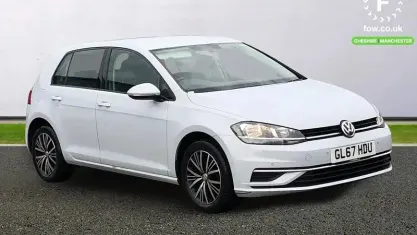 Used VW Golf VII SE 125 HP (91 kW) 2017 Silver Hatchback