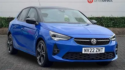 Used Vauxhall Corsa Edition 131 HP (96 kW) 2022 Blue Hatchback
