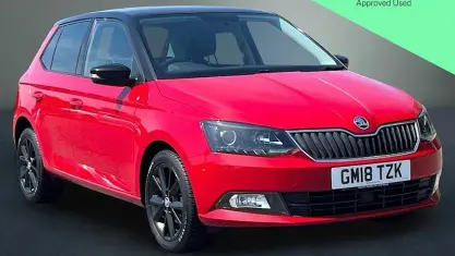 Usado Skoda Fabia Colour Edition 95 HP (69 kW) 2018 Vermelho Citadino