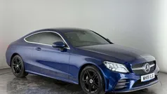 Blue Used 2019 Mercedes C220 AMG line Coupe | £18,650 (Good price)