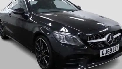 Used Mercedes C200 AMG Line Premium 198 HP (145 kW) 2019 Black Coupe
