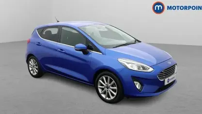 Used Ford Fiesta Titanium 101 HP (74 kW) 2020 Blue Hatchback