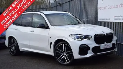White Used 2021 BMW X5 M Sport SUV | £44,949 (Fair price)