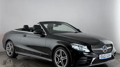 Used 2022 Mercedes C220 AMG line Cabriolet | £25,350 (A bit pricey)