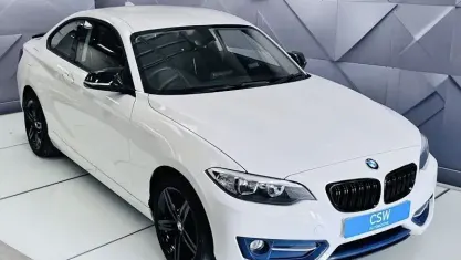 Used BMW 218 Sport Line 150 HP (110 kW) 2016 White Coupe