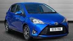 Blue Used 2019 Toyota Yaris Hatchback | £10,050 (Fair price)