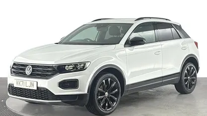 Used VW T-Roc Black Edition 110 HP (80 kW) 2021 White SUV